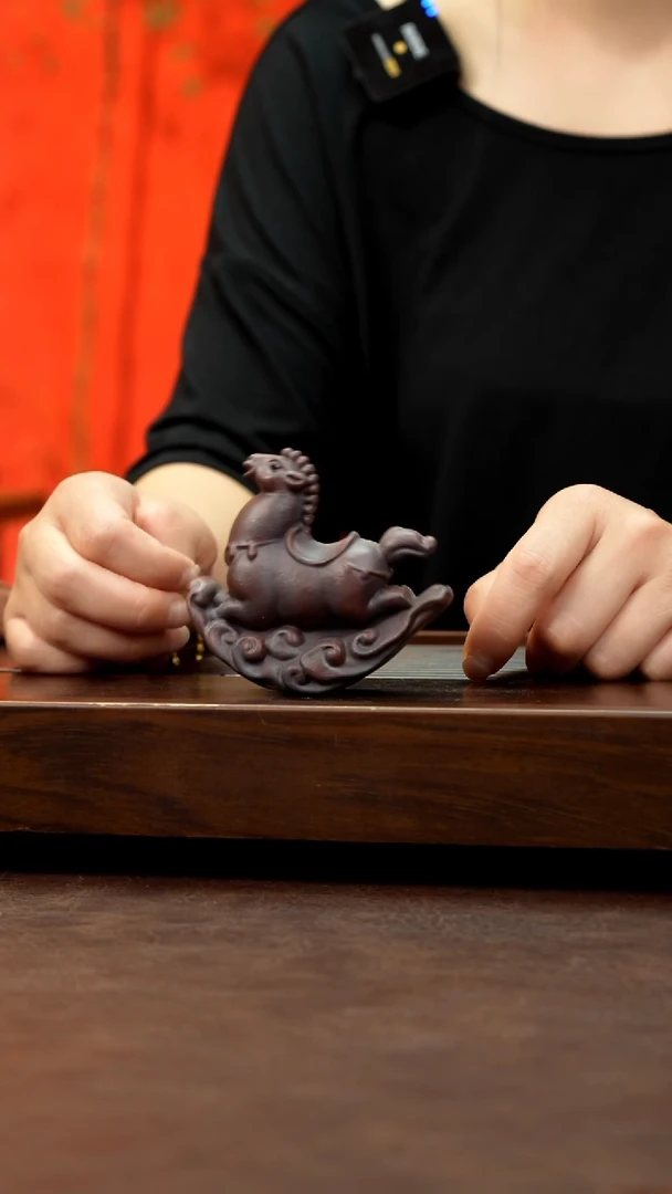 茶壶紫砂紫泥茶宠小马