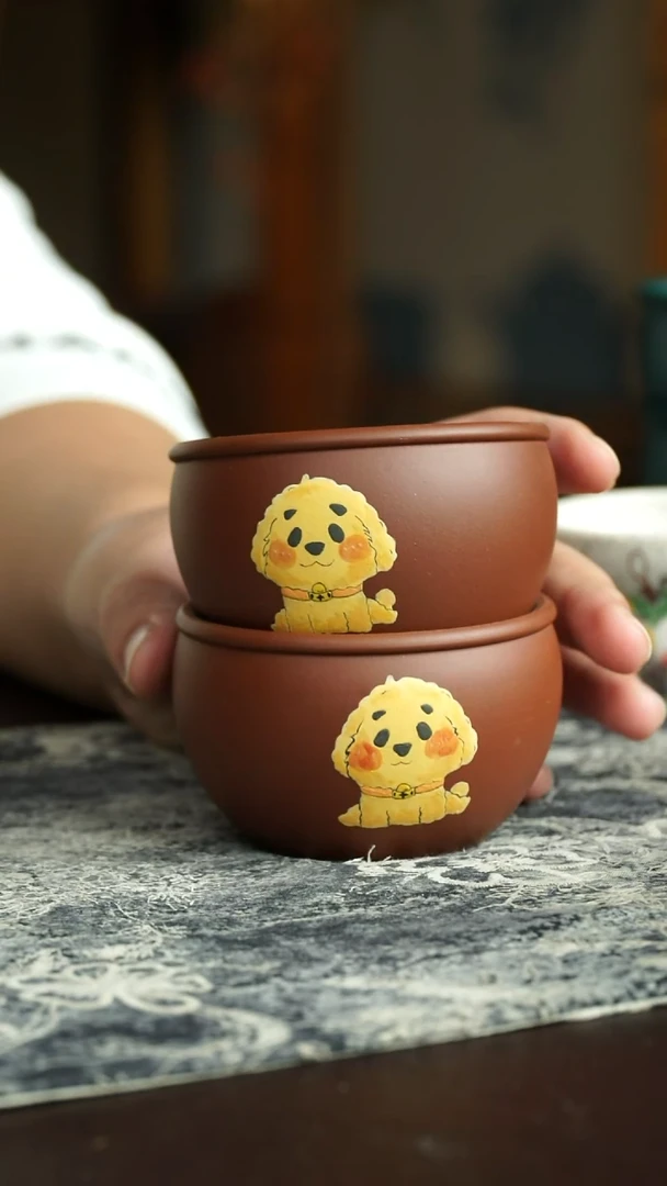 茶杯紫砂35号微瑕主人杯  特惠炸漏宜兴紫砂原矿作品