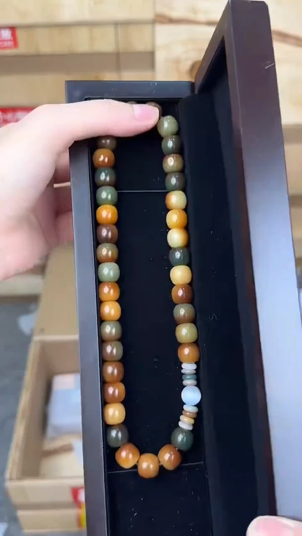 品茗文玩阁敦煌菩提双圈链接@@L047