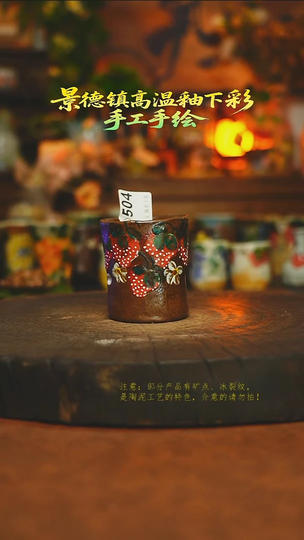 杯子陶瓷素简暖陶集手作504