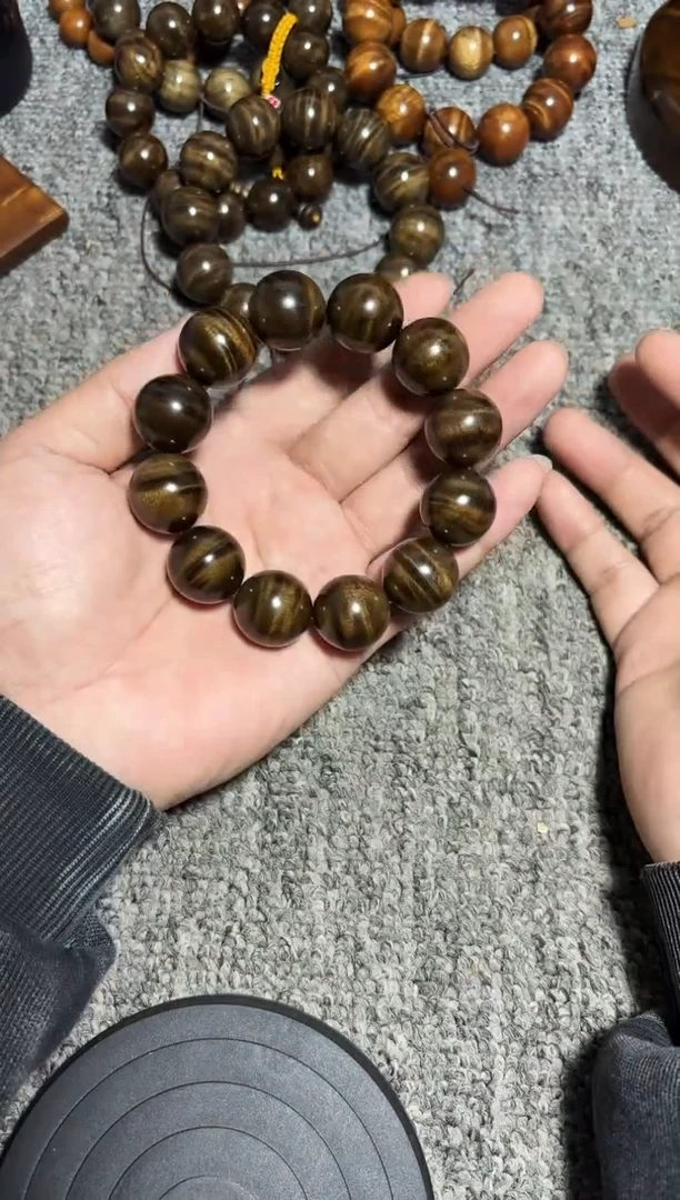 金丝楠手串/手链阴沉金丝楠2.0单圈480