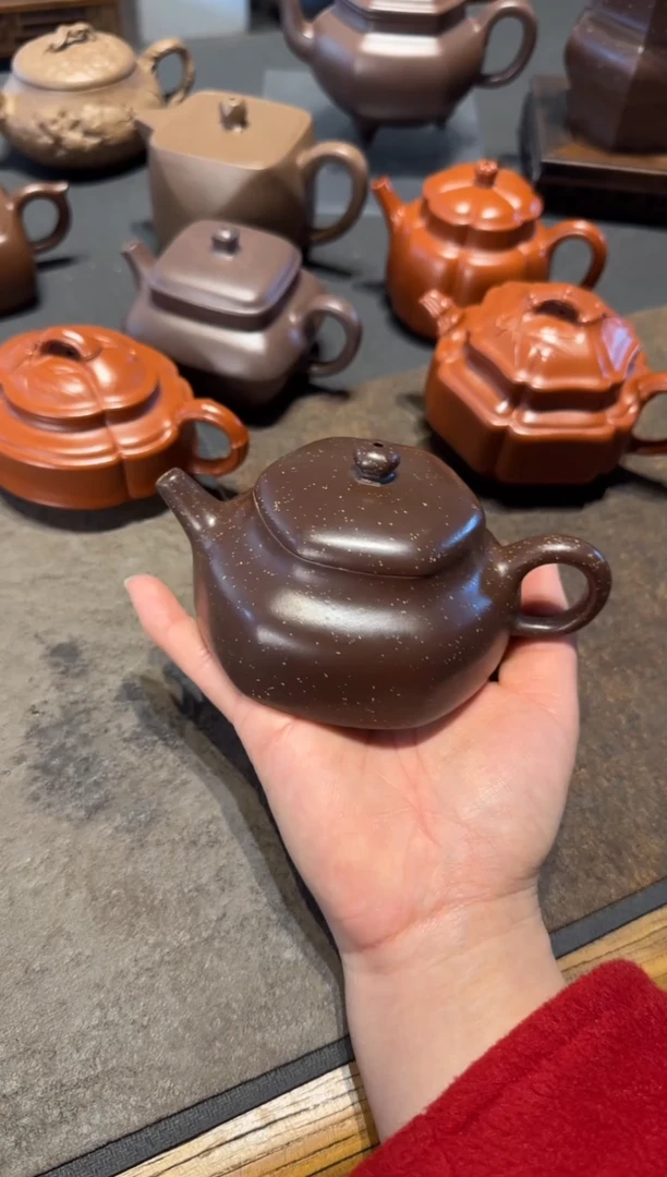 【闪购商品】紫砂茶壶六方静乐 铺砂