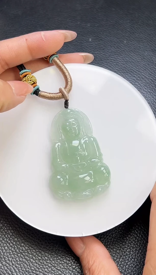 【闪购商品】翡翠颈饰未镶嵌YM795-1 观音