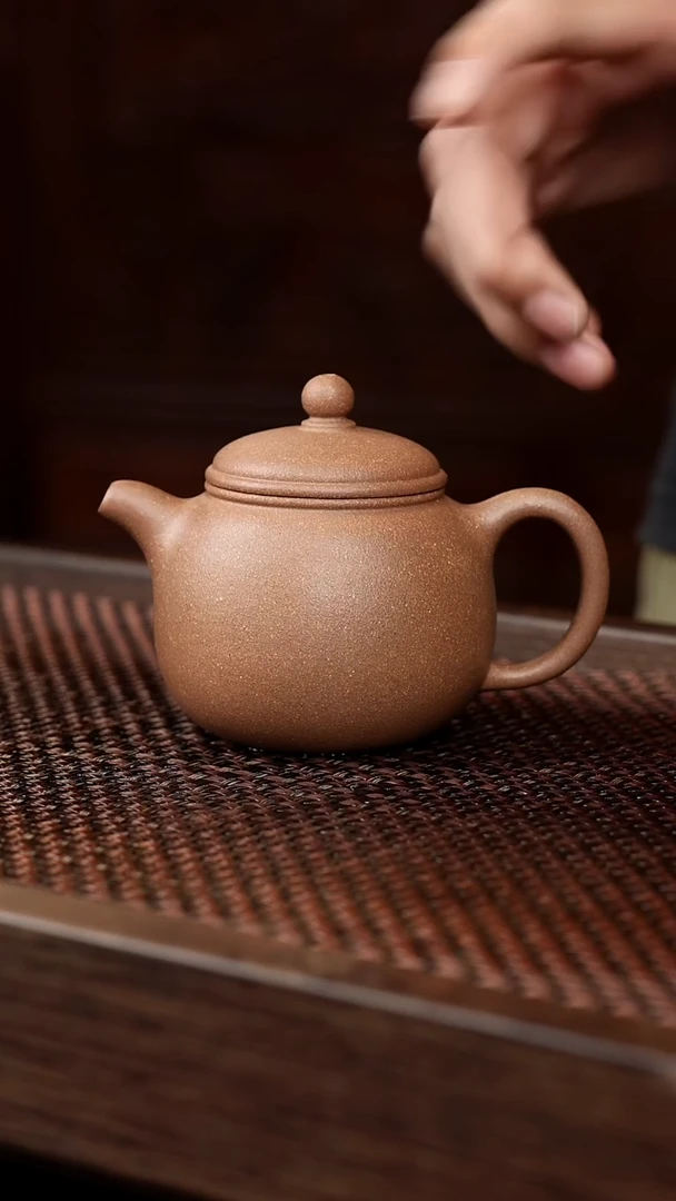 茶壶紫砂老段泥小匏尊