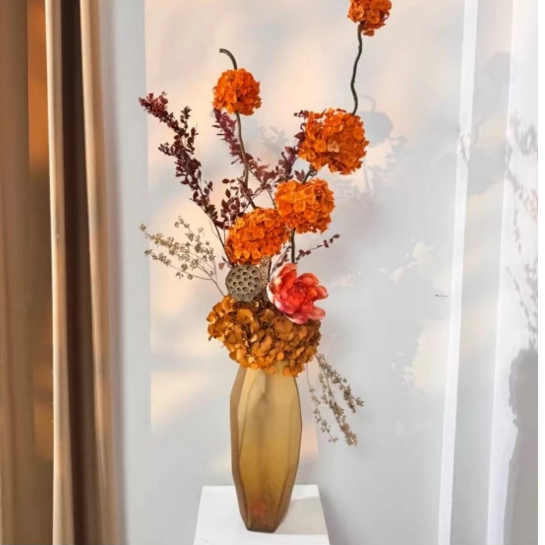 【前程似锦】(小米果版本)电视柜落地1.2米永生花套装