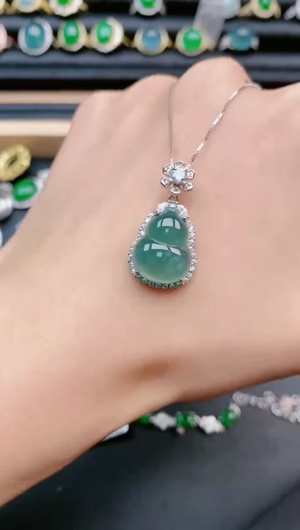 翡翠戒指银S925镶嵌111111