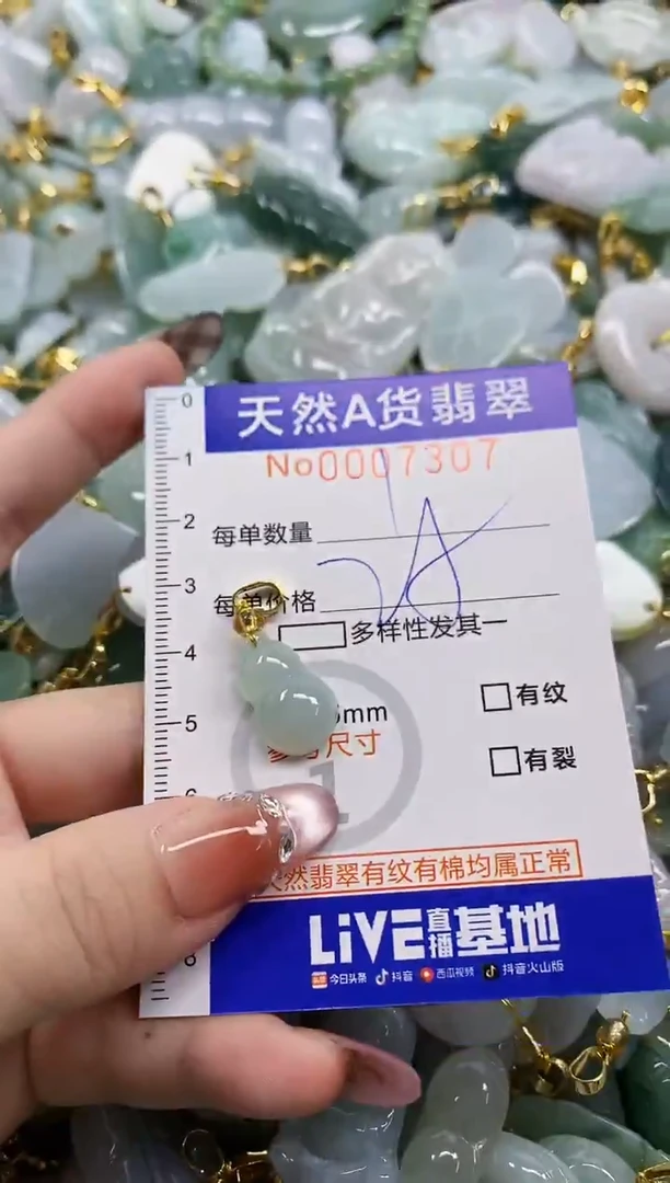 颈饰未镶嵌翡翠天然A货翡翠