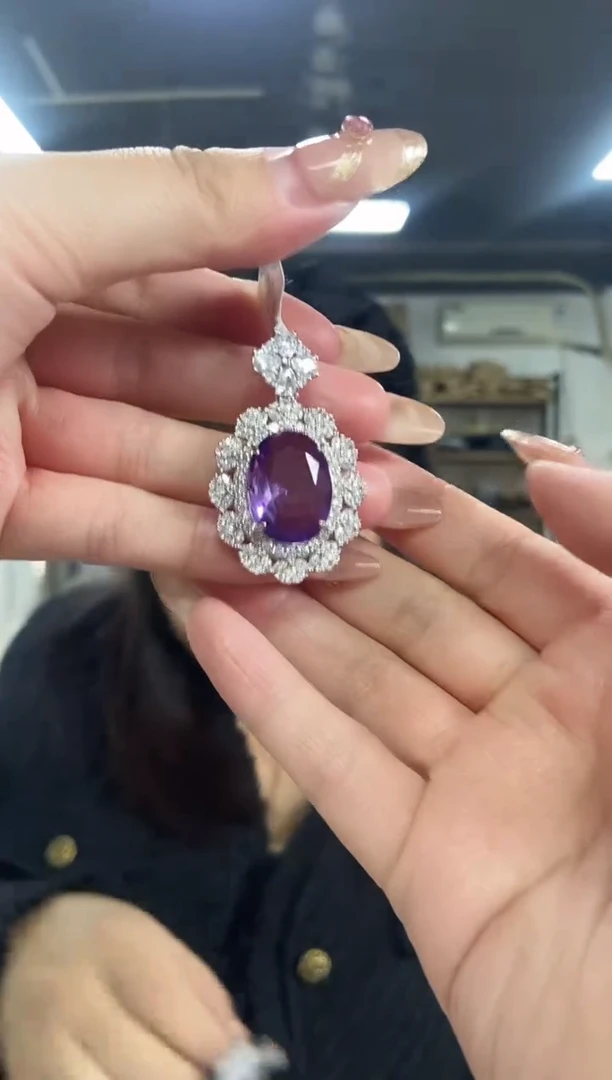 【闪购商品】水晶吊坠未镶嵌多样性发其一颜色微差