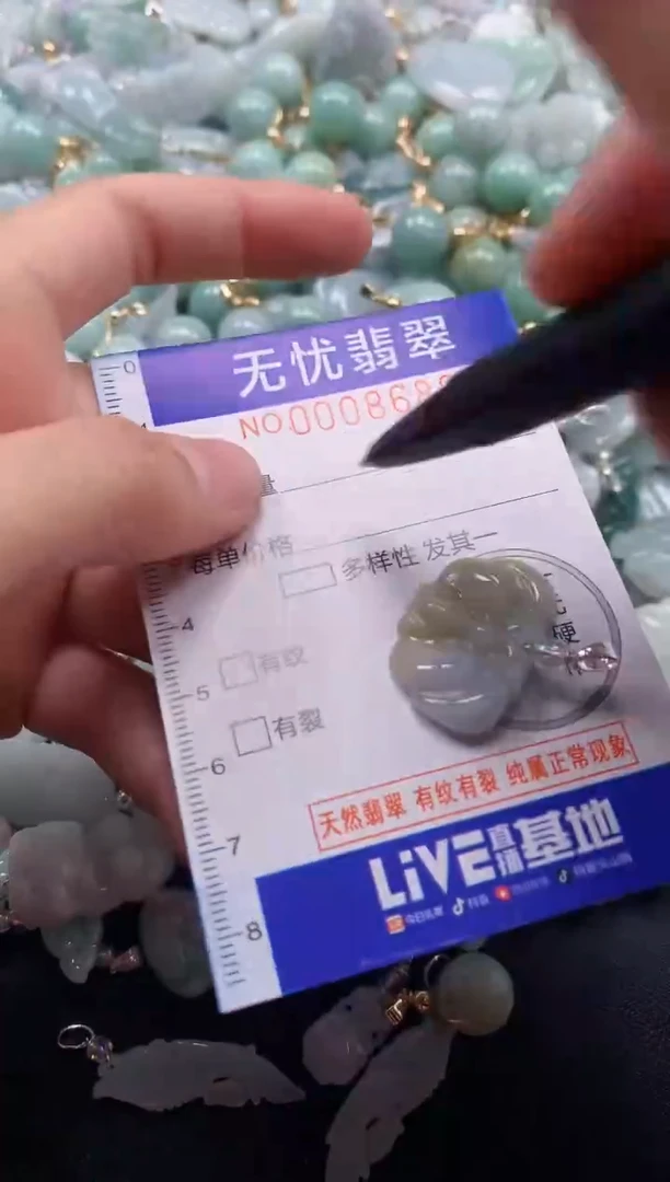 颈饰未镶嵌翡翠8689