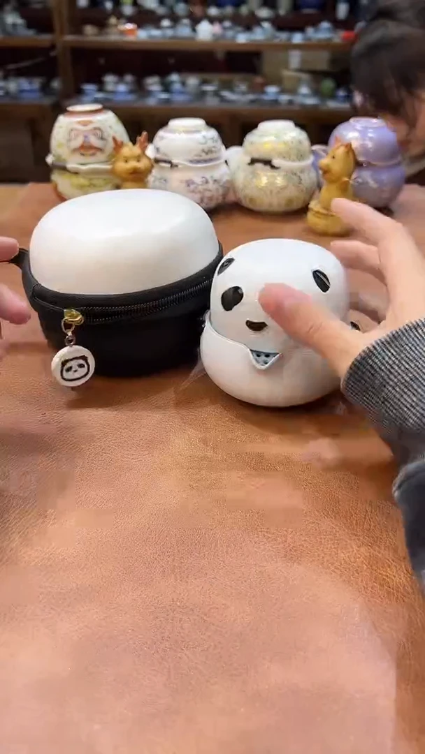 真的很便宜会开片的旅行茶具