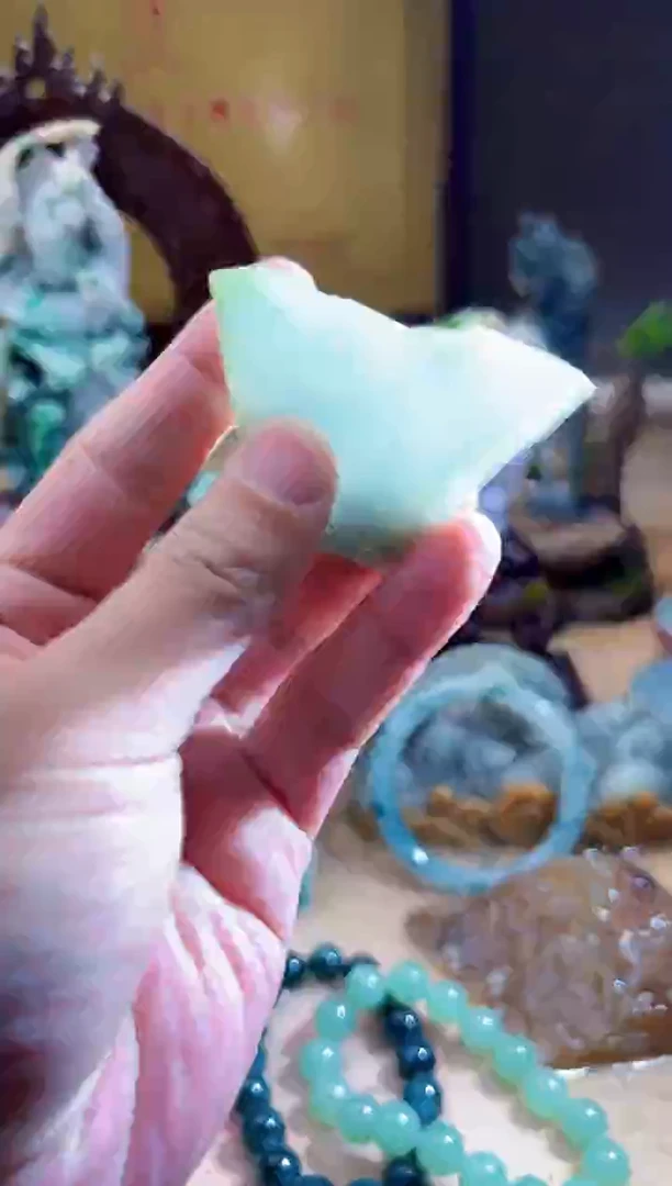 未镶嵌挂件翡翠A货张麦6249