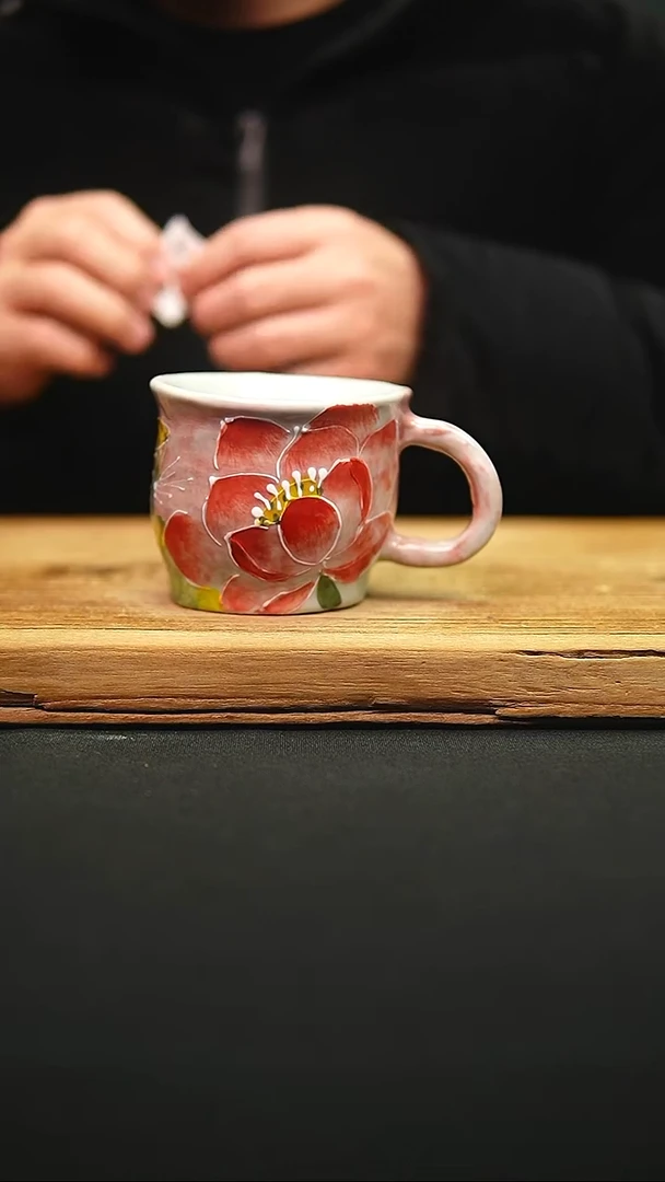 @@陶园瓷舍@@纯手工手绘@高温釉下彩