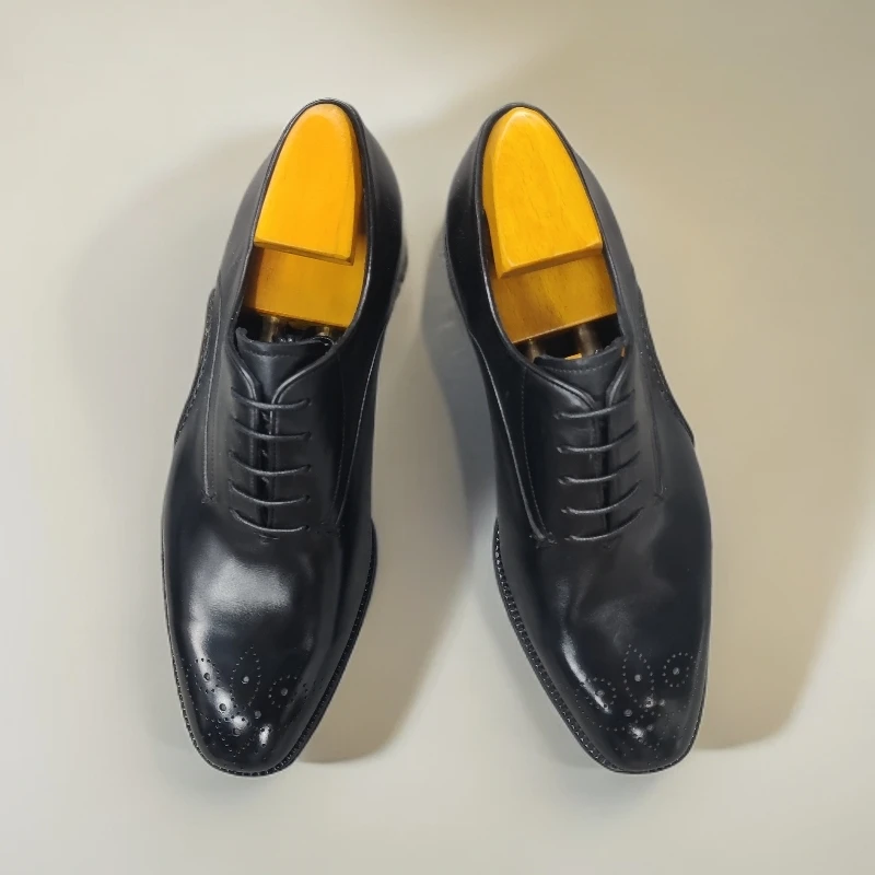 【奥莱撤柜鞋福利】男士牛津鞋纯手工上线皮鞋商务休闲皮鞋