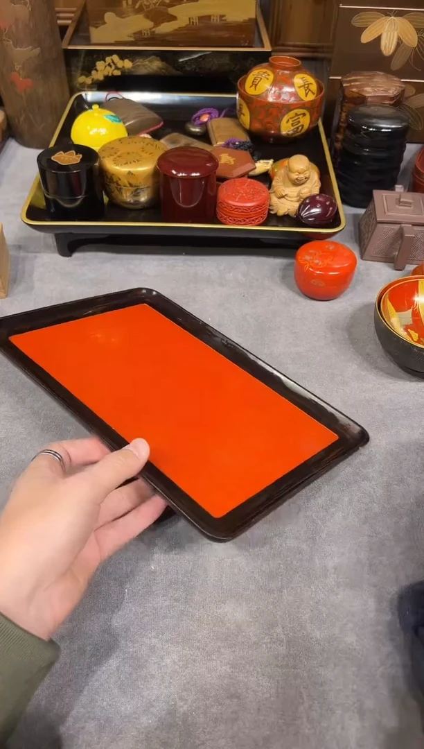 茶盘（微瑕）大漆漆器大漆漆器