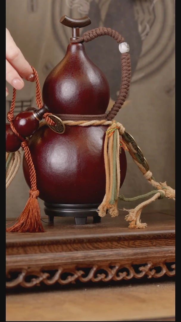 138号精品天然大漆酒葫芦一物一拍~