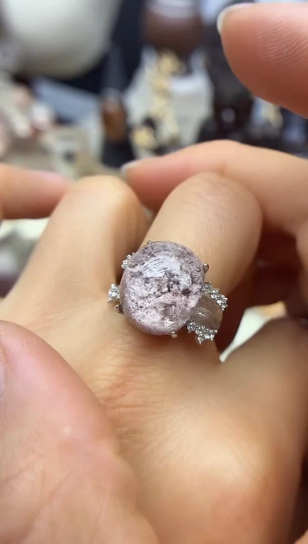 银S925镶嵌珠宝半成品水晶水晶水晶
