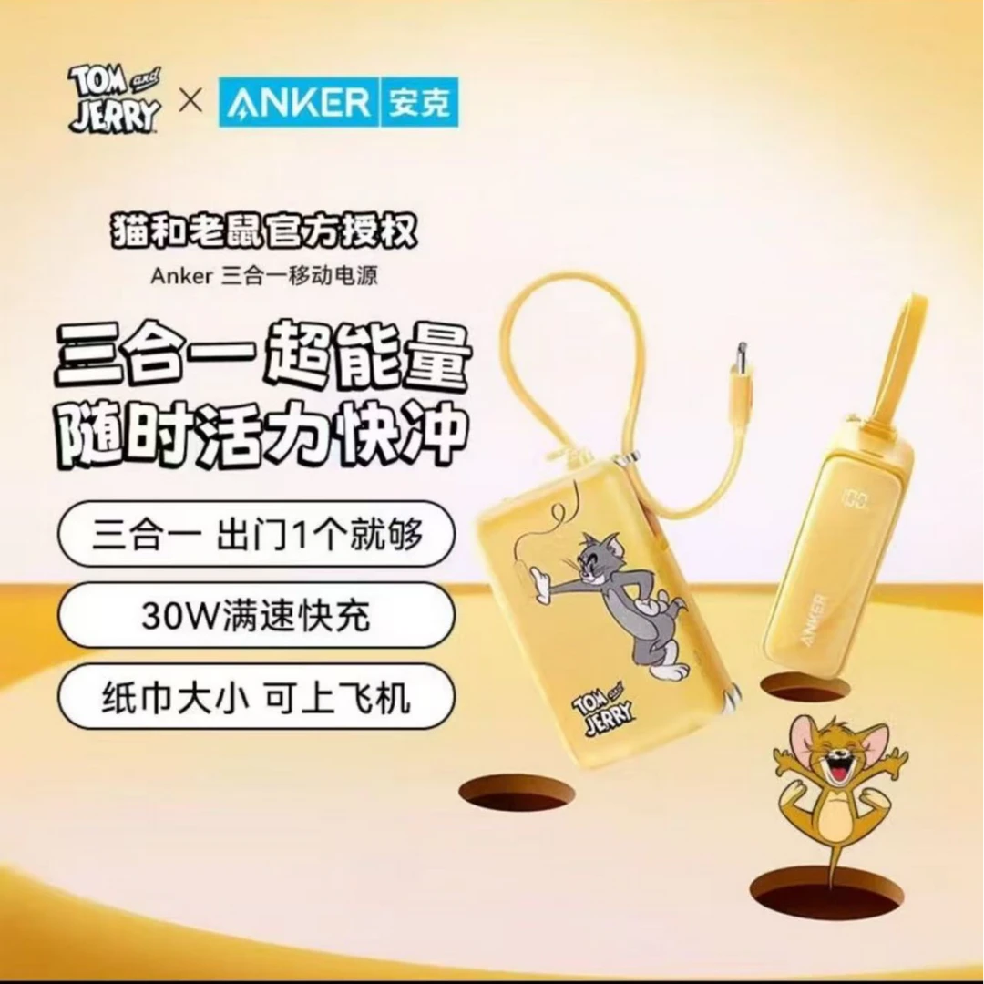 99新  三合一自带线 5000毫安 30W能量棒官翻品李