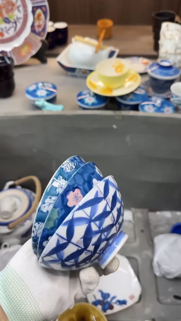 茶盏莲****园瓷器瓷器瓷器瓷器