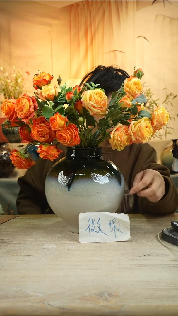 高24口10高温陶瓷花瓶花器