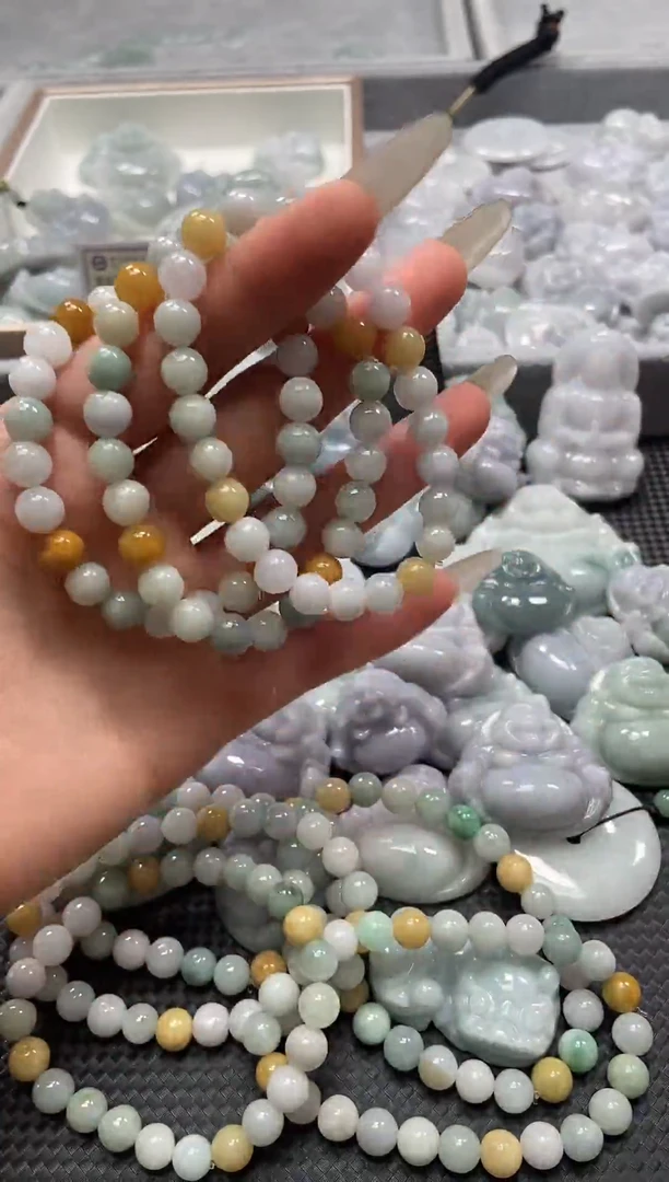 翡翠未镶嵌颈饰纯天然A货翡翠