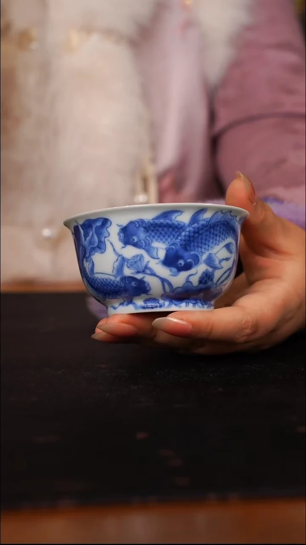 望月怀古陶瓷主人杯