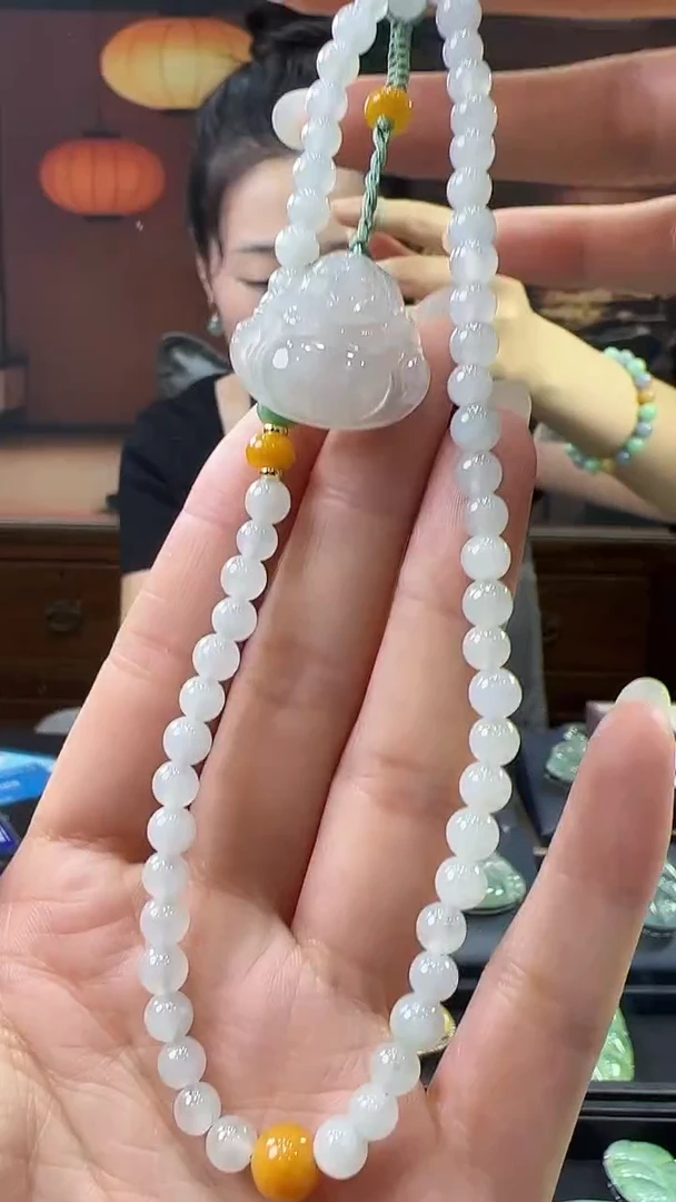 未镶嵌挂件翡翠手机链