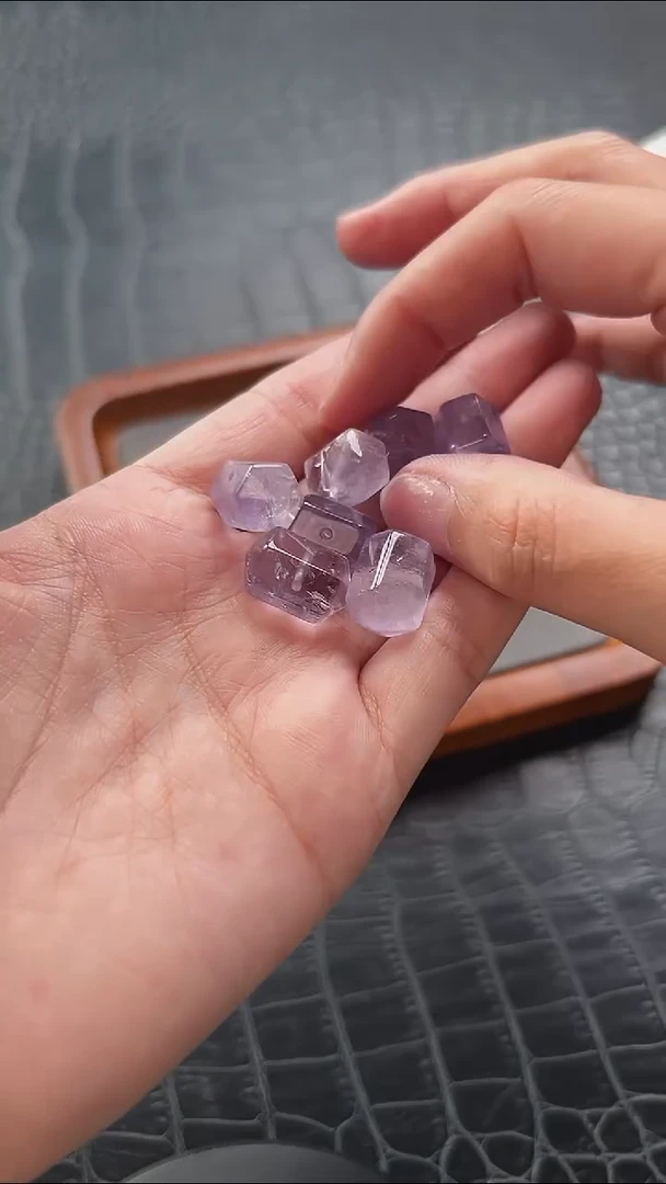 未镶嵌珠宝半成品水晶66多样性发其一/