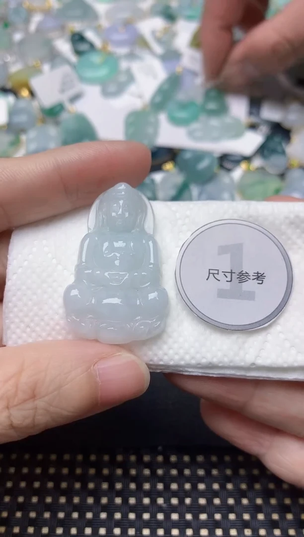 颈饰未镶嵌翡翠天然缅甸A货翡翠