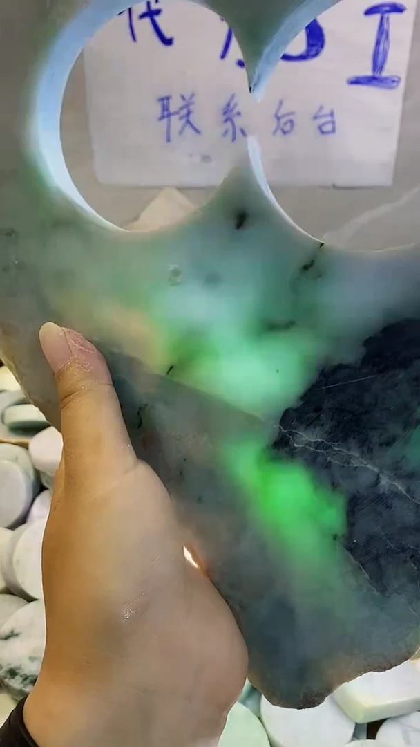 裸石翡翠纯天然翡翠A货340