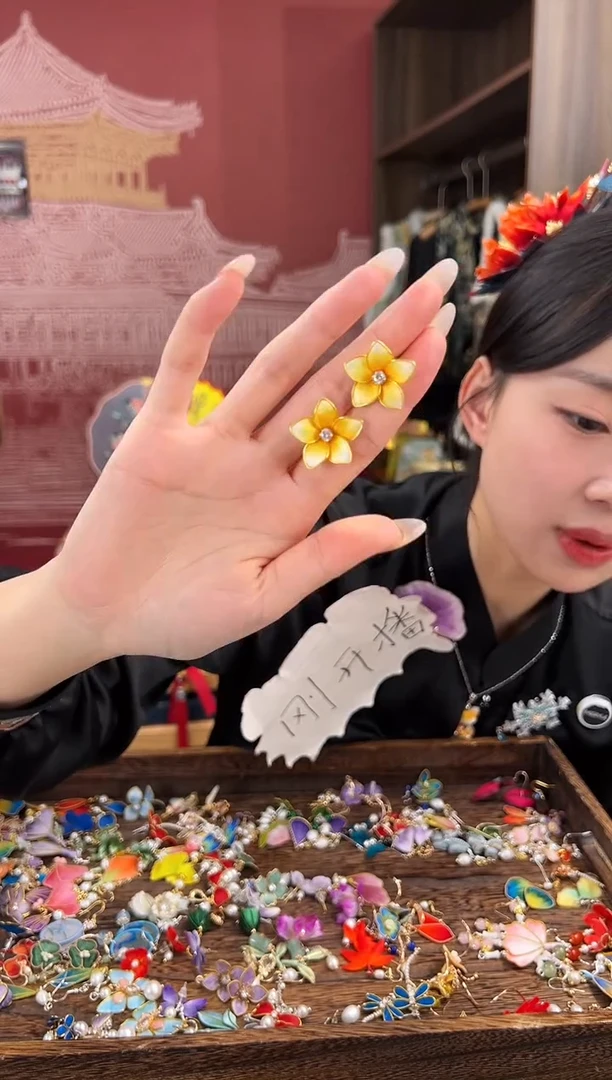 【闪购商品】织绣苏绣世家非遗手工（耳环）