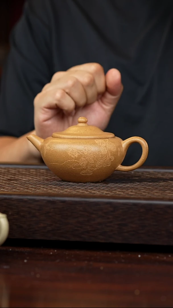 茶壶紫砂丹壶溢香紫砂220c'c