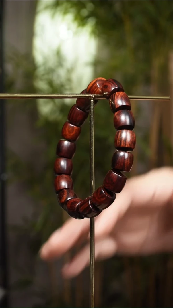 手串/手链黄花梨/降香黄檀海南黄花梨1.3cm桶珠