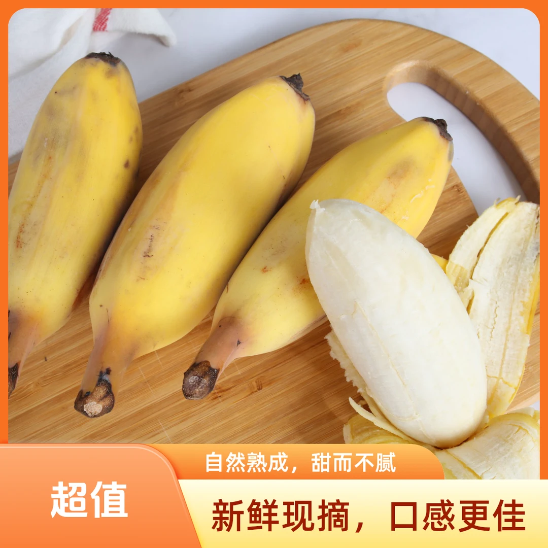 正宗香甜苹果蕉徐闻产地直销应季新鲜水果苹果蕉包邮香蕉批发