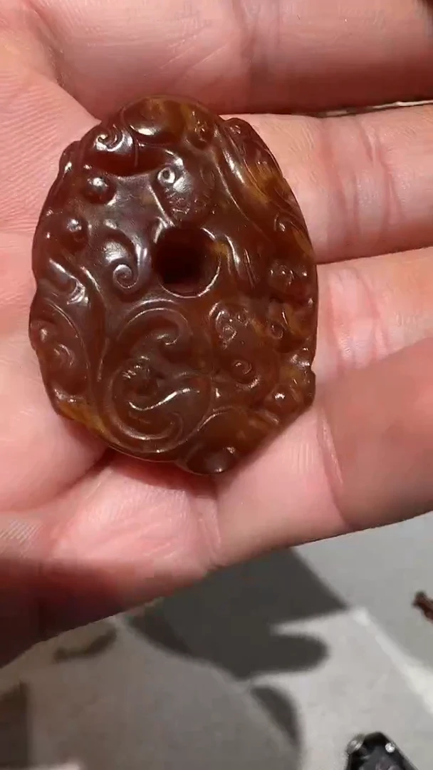 未镶嵌和田玉挂件和田玉（手把件）