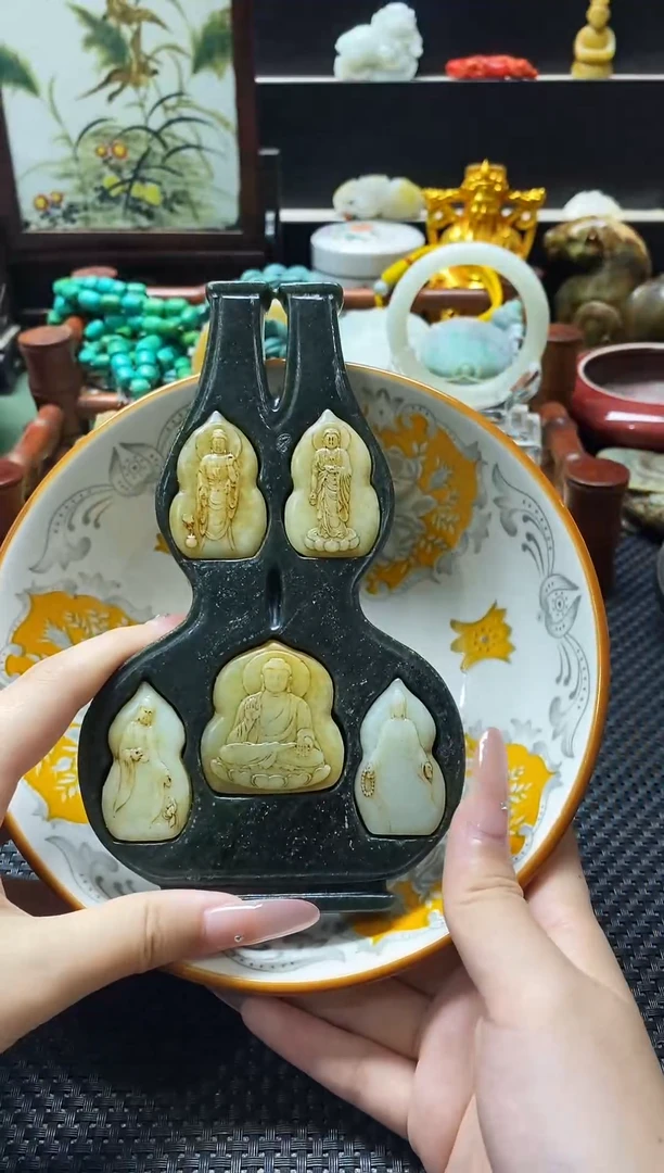 瓷片瓷片 瓷器 摆件 1个