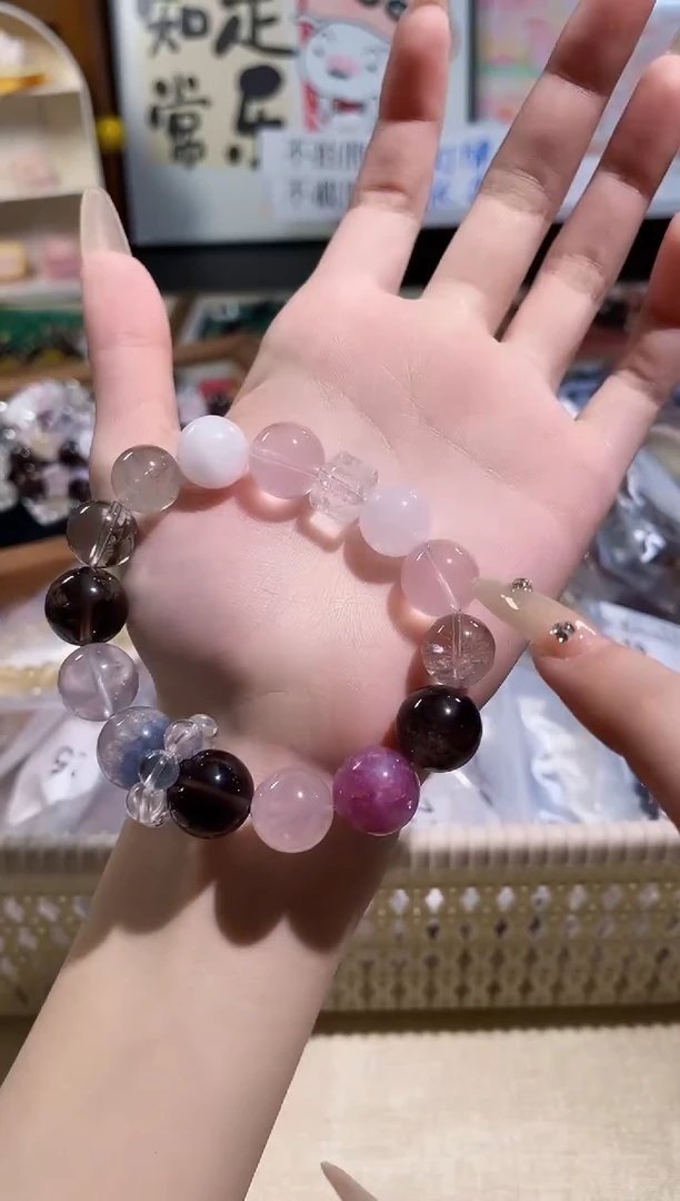 合金手链水晶D025