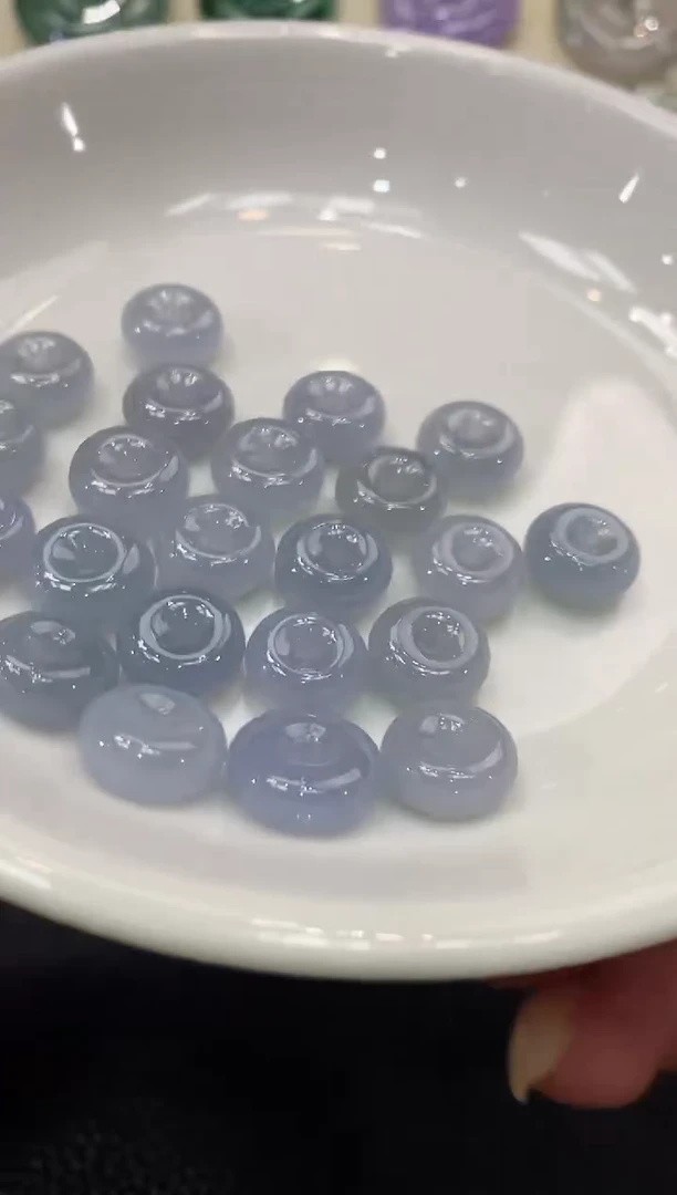 翡翠18K金镶嵌吊坠(不含链)夏日珠宝 A1 多样性发货其一