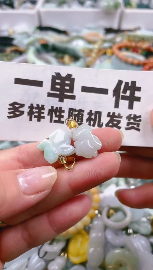 【闪购商品】翡翠颈饰未镶嵌一单一个多样性随机发一件