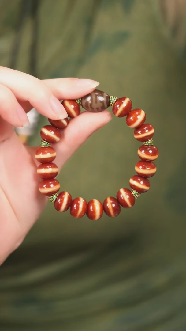 玛瑙/玉髓（覆膜）颈饰未镶嵌传世珠宝