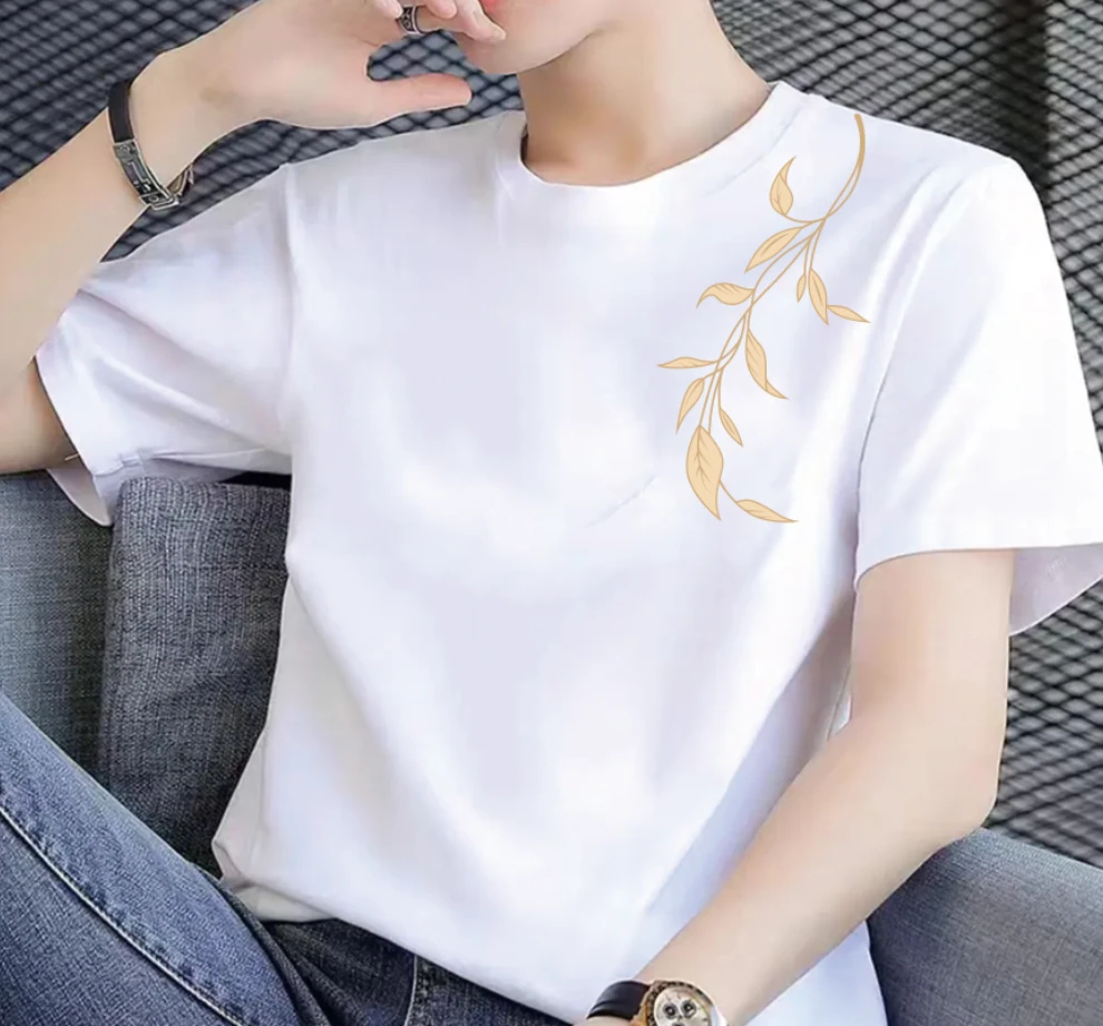 【上新】2025潮流纯棉圆领短袖男女同款百搭T恤宽松半袖情侣装t