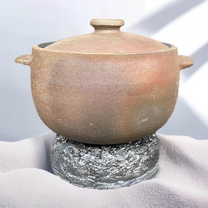 荥经砂器四川荥经砂锅老式家用煲汤炖肉煲汤老式传统非遗土砂锅