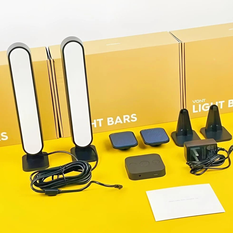 跨境创意电脑幻彩桌面功放灯 LED竞技游戏电视拾音背景灯氛围灯