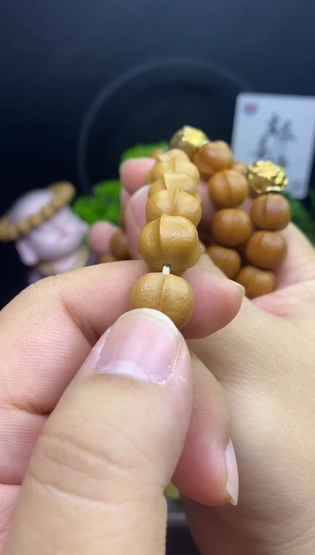 手串/手链核桃三花磨砂大鲨鱼14+