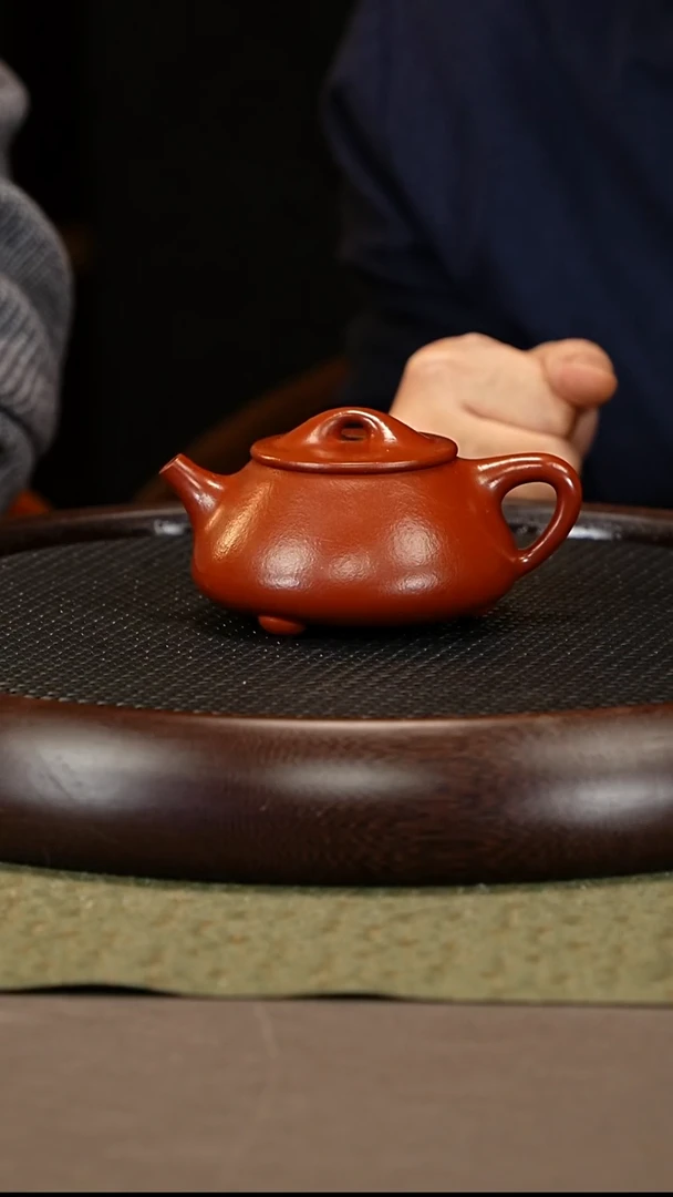 茶壶紫砂57 蒋敏杰 宝山朱泥 石瓢250cc