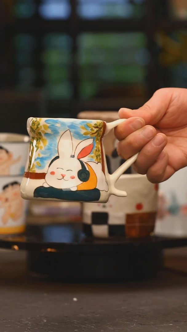 【闪购商品】摆件设计师陶瓷创意手作陶瓷景德镇