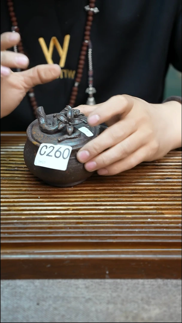 万古烧粗陶手工手作茶具