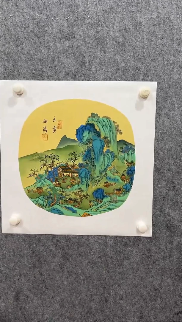 国画老师亲笔国画