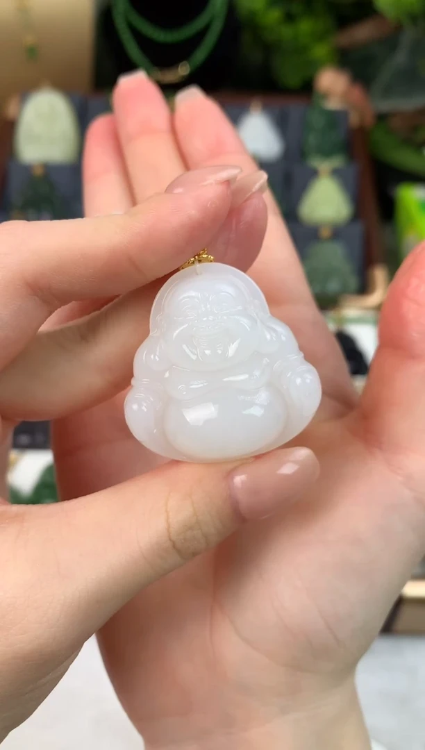 颈饰未镶嵌和田玉吊坠35mm