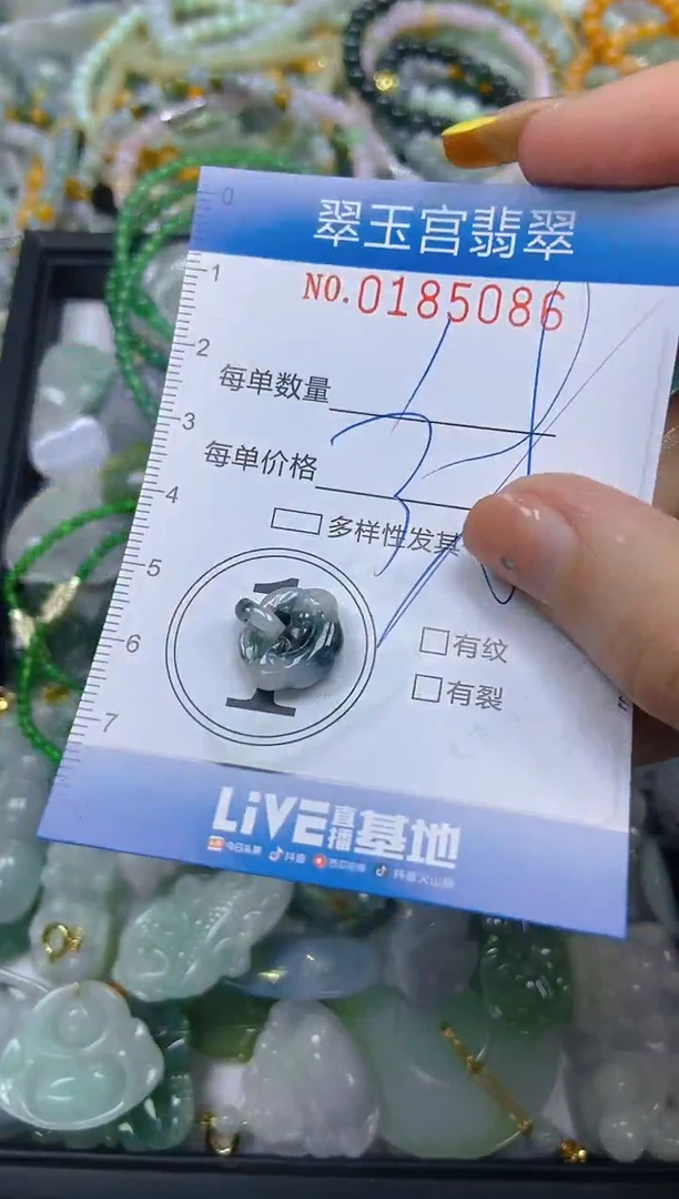 翡翠未镶嵌颈饰闪购0185086