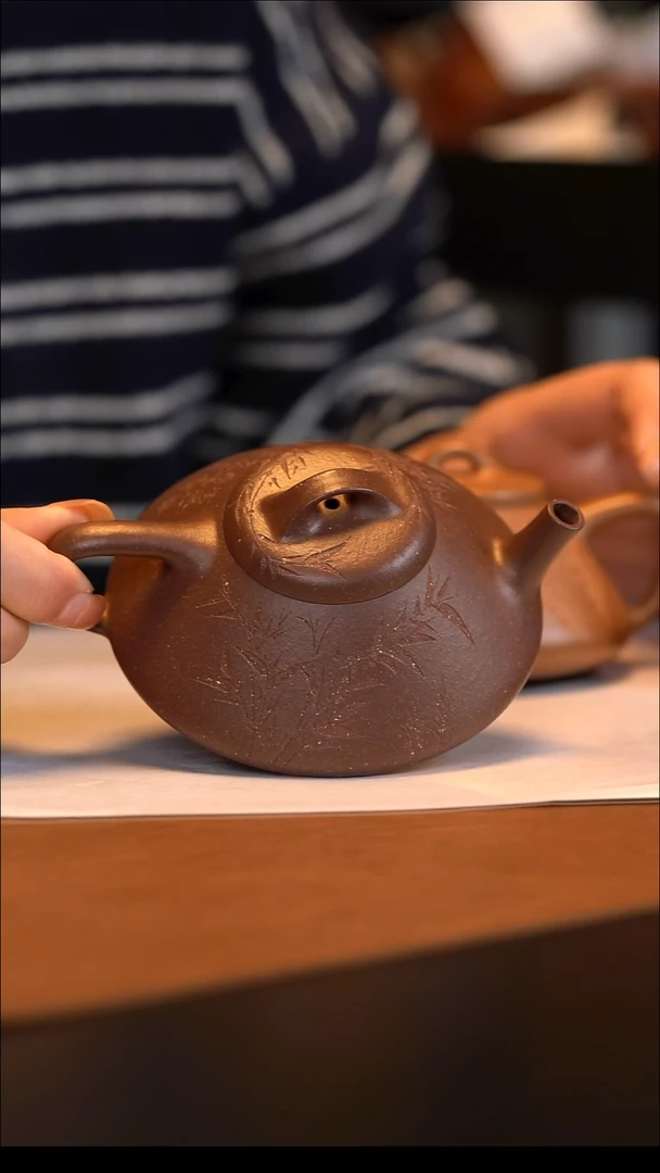 茶壶紫砂宜兴原矿紫砂壶 底槽清